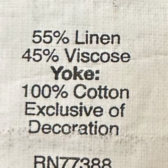 Madewell Eyelet Daybreak Dress Linen Blend Red Orange Size SMALL - Picture 8 of 12